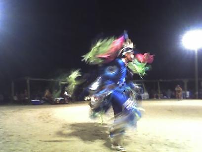 A Fancy Dancer showing us his skills near my home town, Pinon AZ A Fancy Dancer showing us his skills near my home town, Pinon AZ